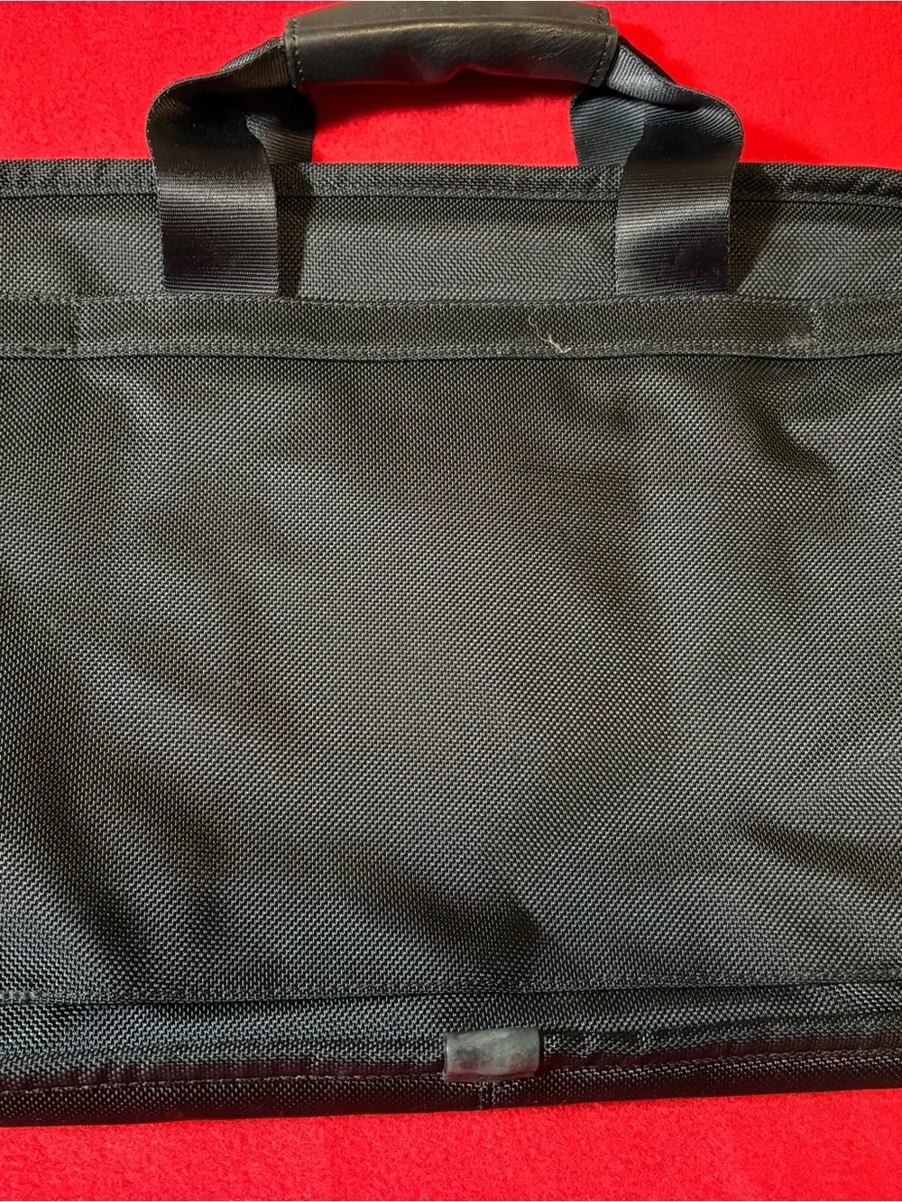 TUMI Alpha T-Pass TSA Checkpoint  Friendly Laptop Bag Black Ballistic Nylon